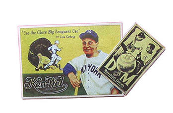Baseball Posters, Pair, Reproduction Anitque